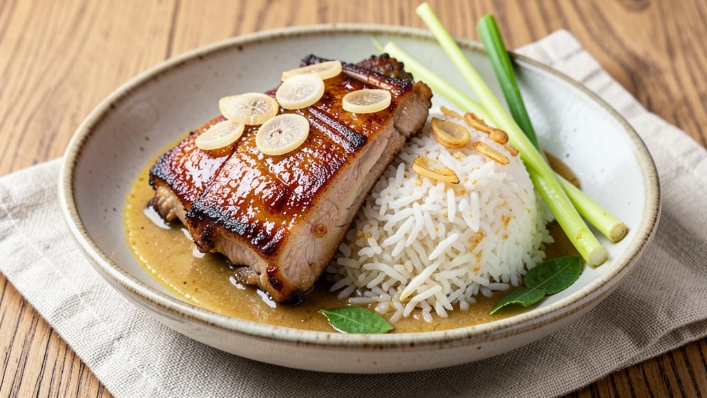 Cambodian Pork and Rice Recipe: Fragrant Lemongrass-Coconut One-Pan Wonder