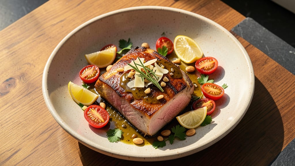 Mediterranean Pork Loin Recipe: Herb-Infused Roast With Celery Crown Crunch