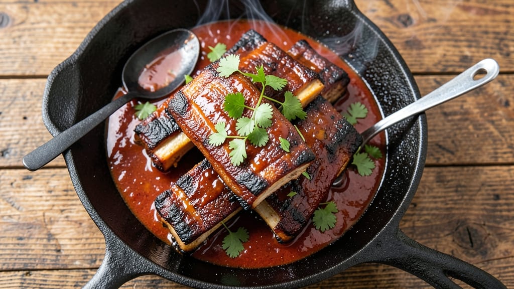 Mexican Pork Ribs Oven Recipe: Smoky Chipotle Crunch With Melty Cheese Topping