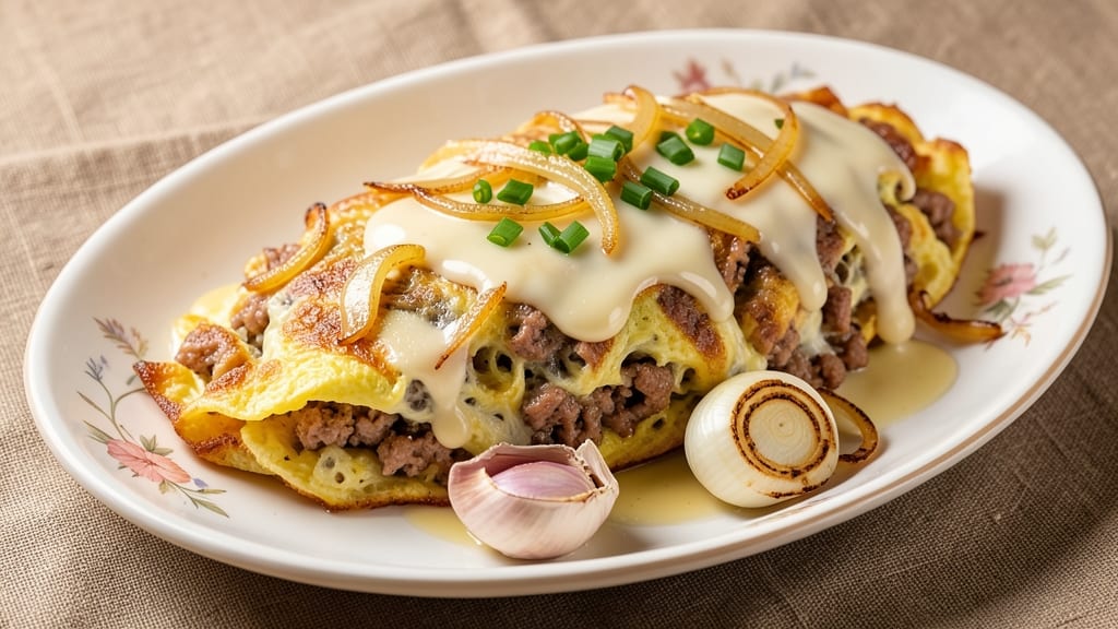 Minced Pork Omelette Recipe: Savory Filling That Melts Into Fluffy Eggs