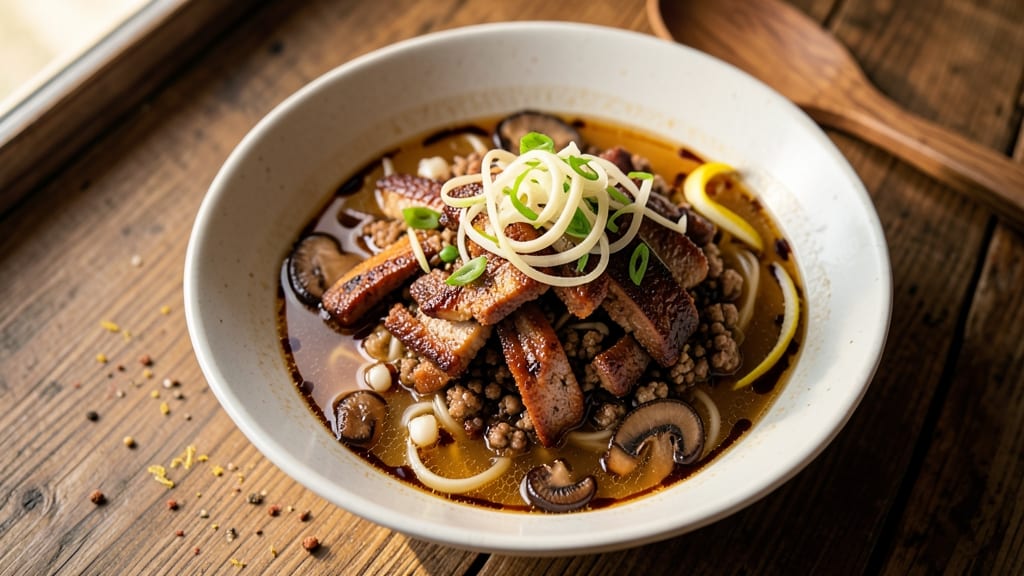 Minced Pork Ramen Recipe: Umami-Rich Broth Meets Silky Noodles