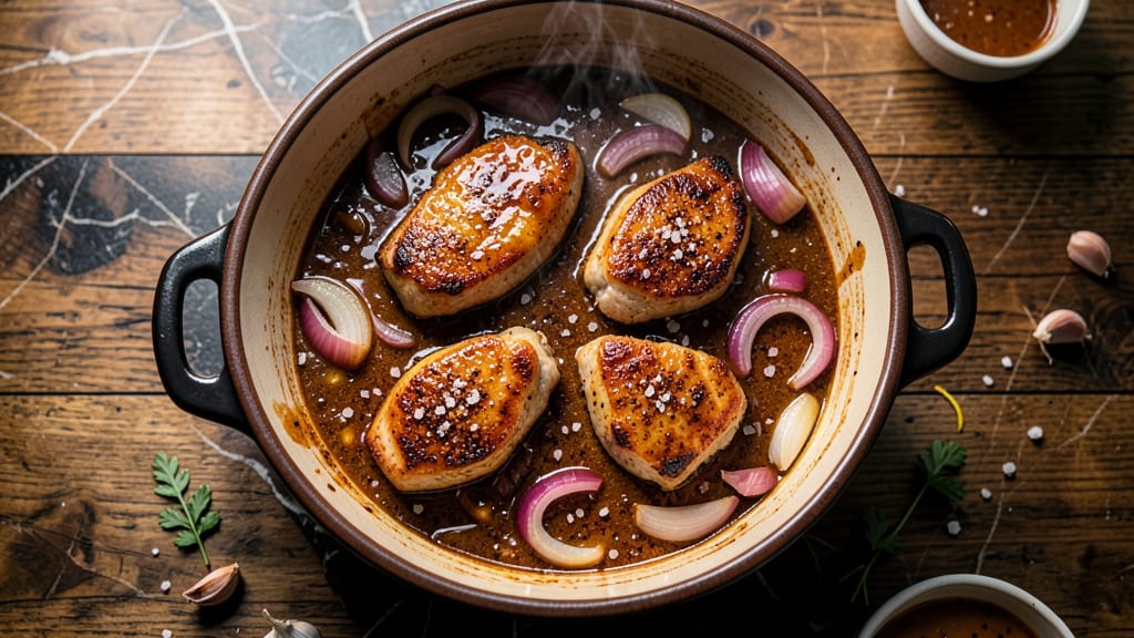 Mississippi-Style Pork Chops Crock Pot Recipe: Sweet and Smoky Vinegar Braise