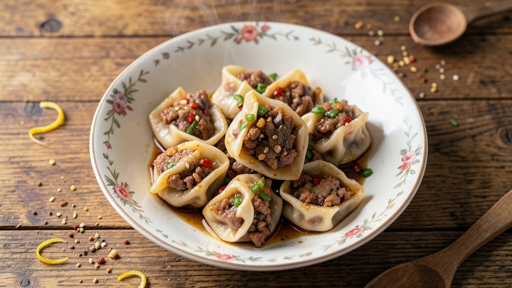 Minced Pork Dumplings Recipe: Pan-Fried Crispy Bottoms and Juicy Centers