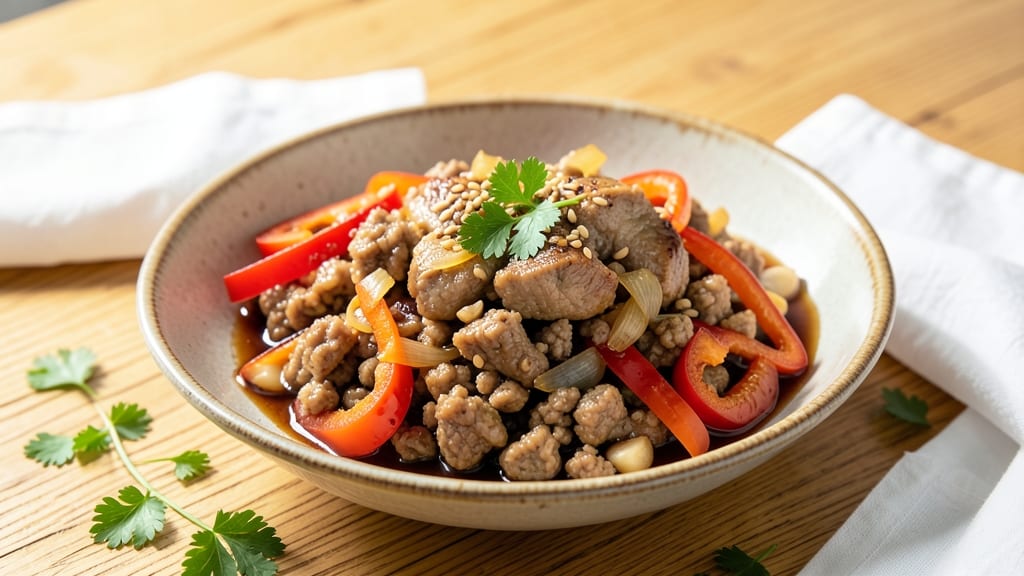 Minced Pork And Vegetables Recipe: One-Pan Stir-Fry With Umami Depth