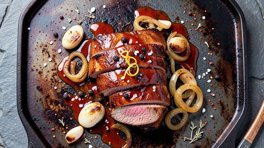 Blackstone Griddle Pork Loin Recipe: Smoky Five-Spice Crust Meets Juicy Pink Magic