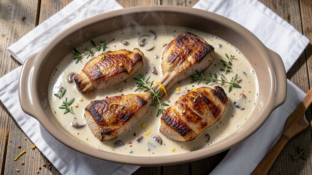 Slow Cooker Pork Chop Recipe with Cream of Mushroom Soup: Ultra-Tender Meat in Creamy Sauce