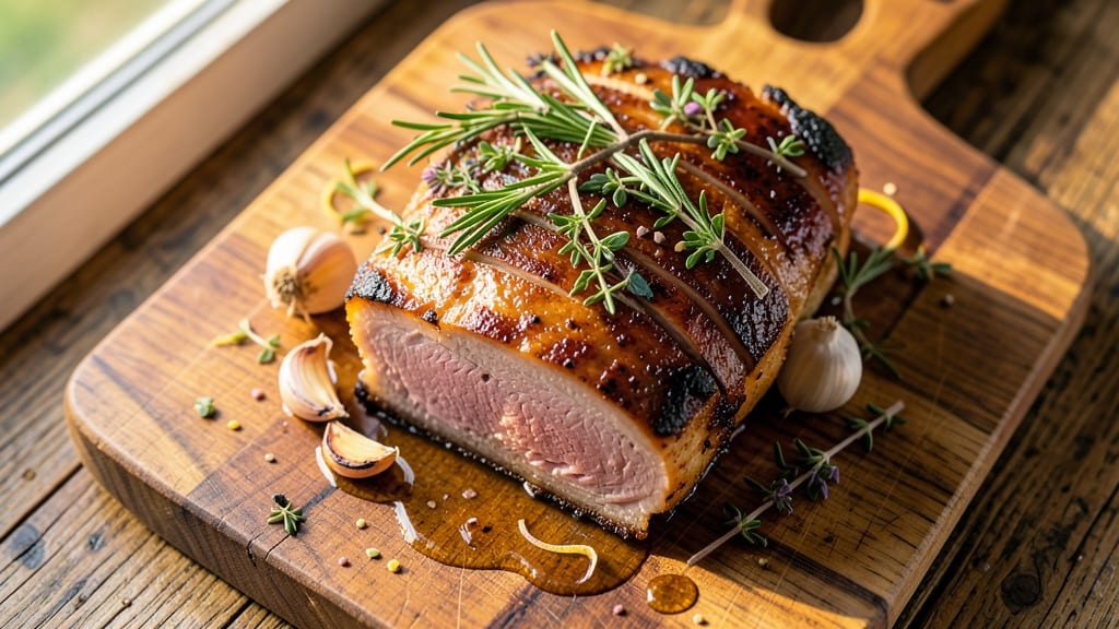 3-Pound Pork Loin Recipe: Herb-Infused Roast With Perfect Medium-Rare Core