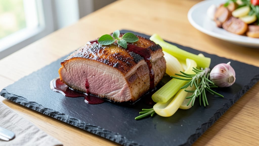 1.5 Lb Pork Loin Recipe: One-Pan Roast With Herbs and Celery Crown Crunch