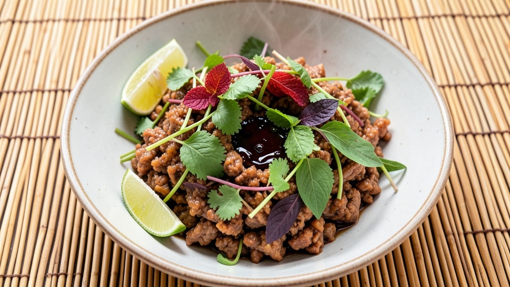 Authentic Thai Pork Larb Recipe: Herbal Lime-Marinated Freshness in Minutes
