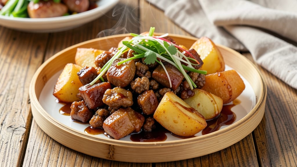 Minced Pork Potato Chinese Recipe: Stir-Fry Crunch With Savory Soy Magic