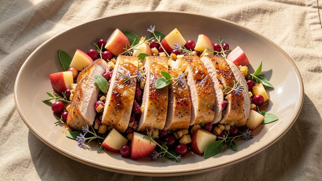 Apple Cranberry Stuffed Pork Tenderloin Recipe: Sweet-Tart Filling That Stays Juicy Inside