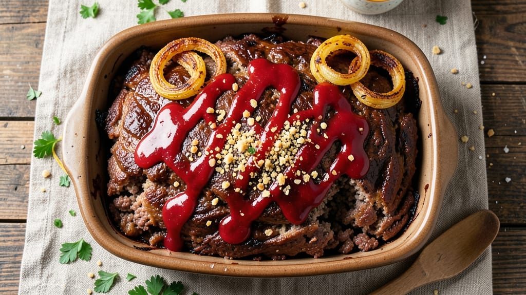 Meatloaf Recipe Half Pork Half Beef: Juicy Hybrid With Crispy Glaze Seal