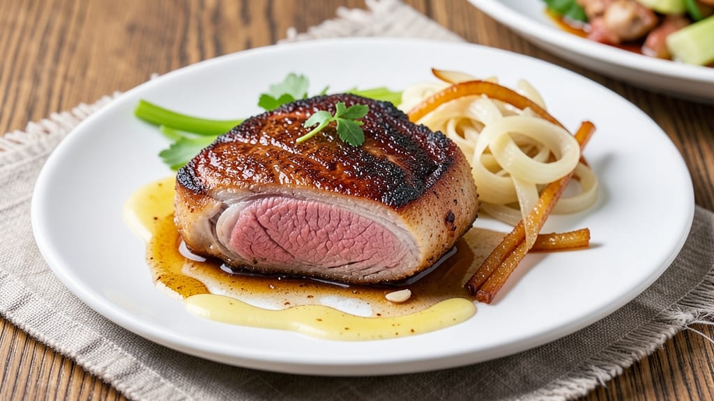 Mirage Pork Chops Recipe: Celery Crown Crunch Over Rich Herb Gravy