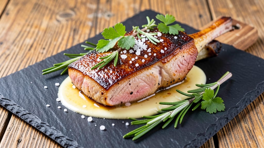 Alton Brown's Pork Chop Recipe: Crispy Celery Crowns Over Golden Herb Butter
