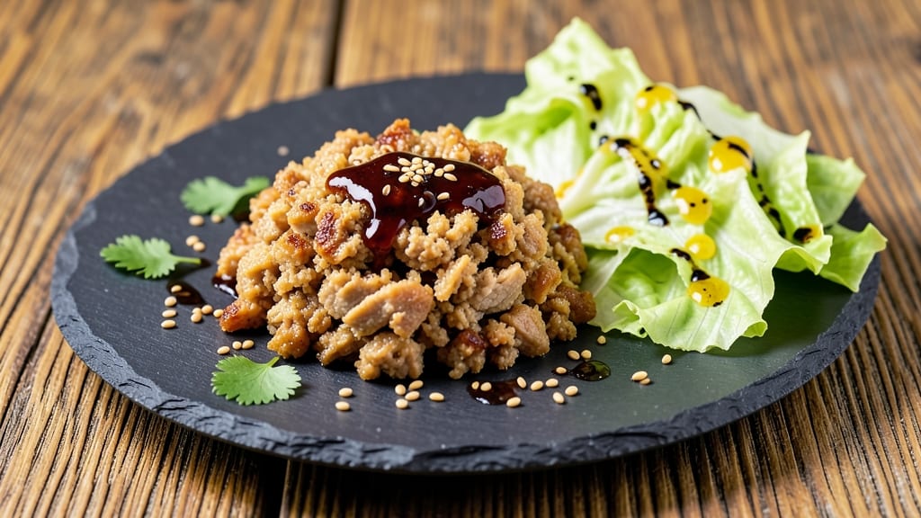Minced Pork With Lettuce Recipe: Crunchy Wraps With Tangy Dipping Sauce