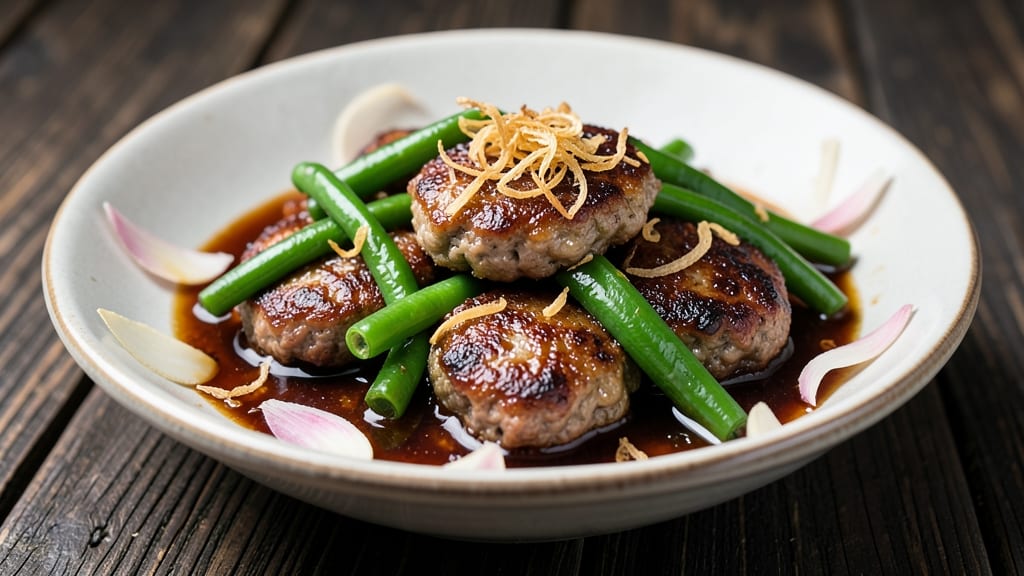 Adobong Sitaw With Ground Pork Recipe: Silky Green Beans in Rich Soy-Ginger Sauce