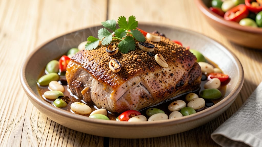 Mexican Slow Cooker Pork Roast Recipe: Smoky Cumin-Rubbed Shreds With Celery Crown Crunch