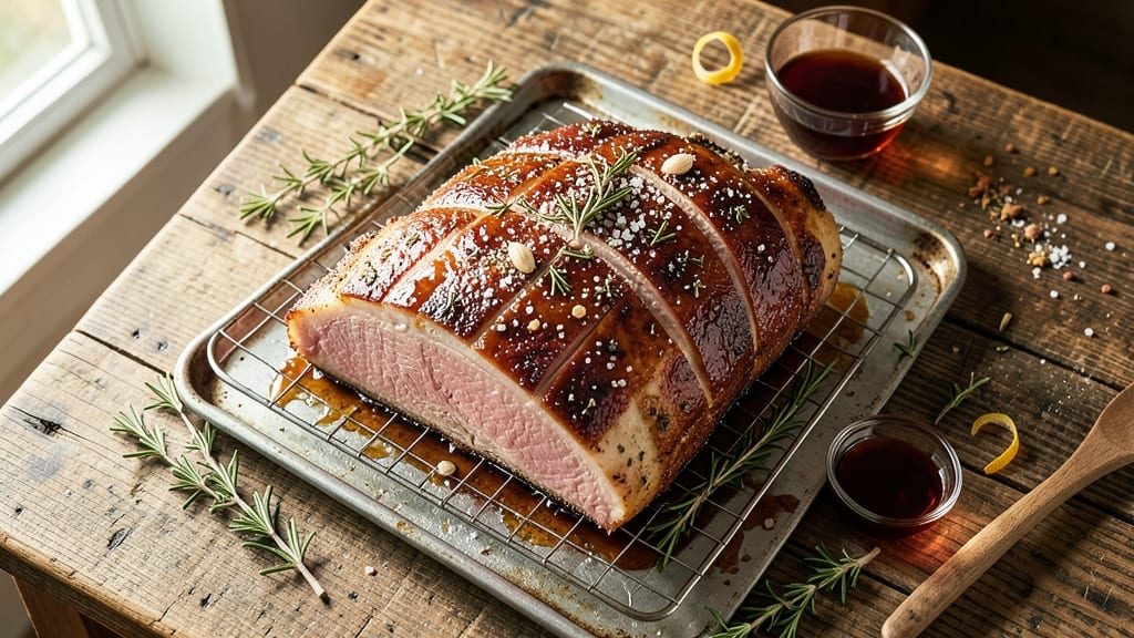 10-Pound Pork Loin Recipe: Herb-Roasted Masterpiece With Juicy Pink Hearts