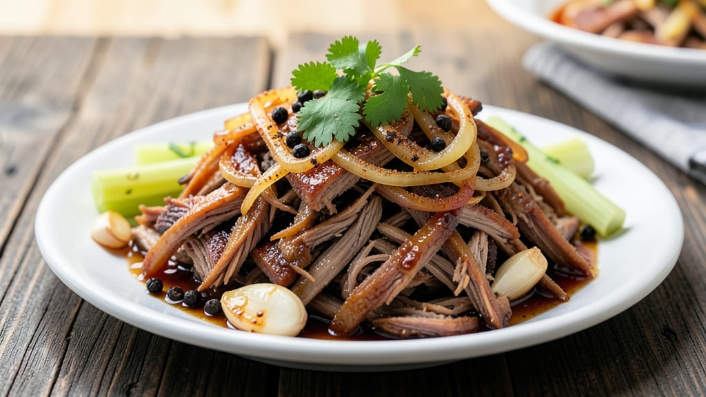 American Pulled Pork Recipe: Slow-Smoked Tenderness With Celery Crown Crunch