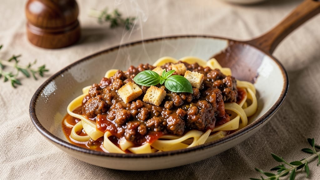Minced Pork Ragu Recipe: Tomato-Braised Depth With Caramelized Onions