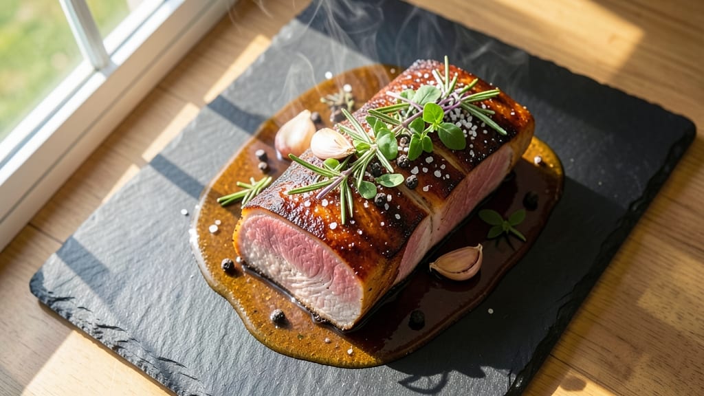 2.5-Pound Pork Tenderloin Recipe: Juicy Pink Hearts With Herb-Crusted Crunch