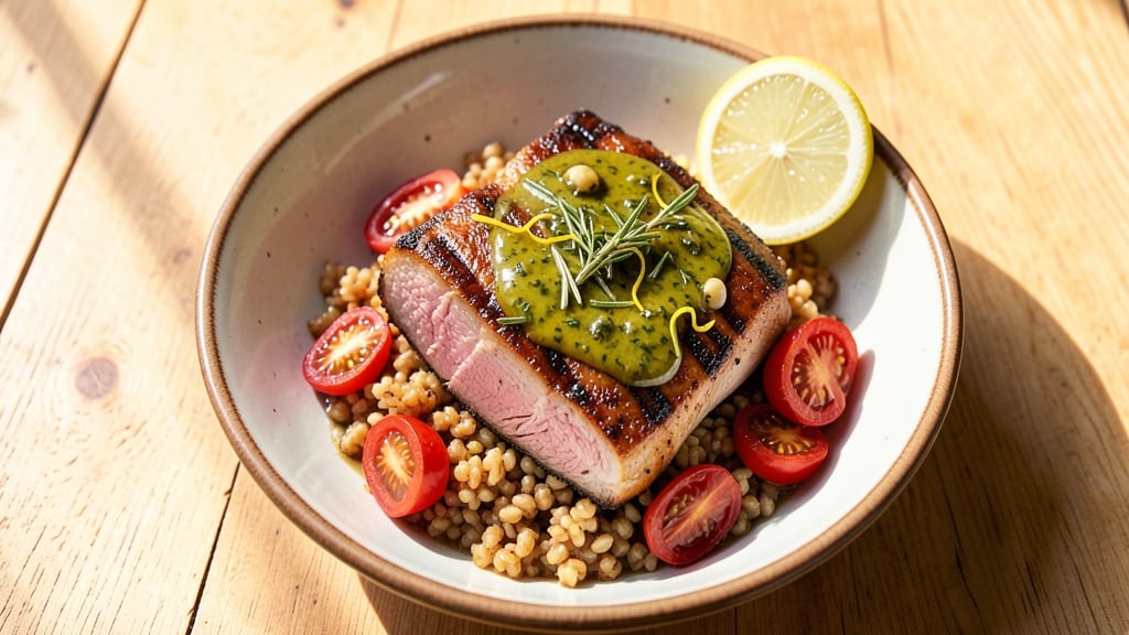 Mediterranean Diet Pork Chops Recipe: Herb-Marinated Crispy Edges and Juicy Centers